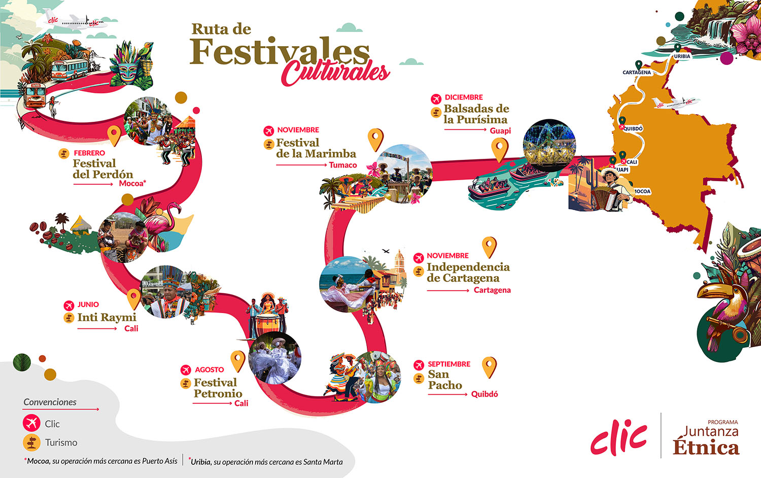 Ruta de Festivales Culturales